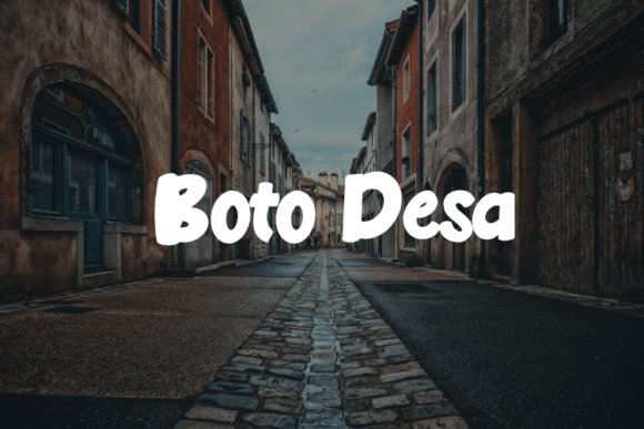 Boto Desa: The Ultimate Display Font for Creative Makers