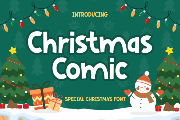 Christmas Comic: The Perfect Typeface for Festive Branding
