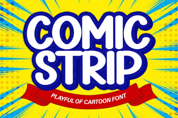 Comic Strip: A Fresh Display Typeface for Creative Branding