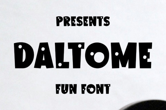 Daltome: A Vibrant Display Font for Bold Brand Identity