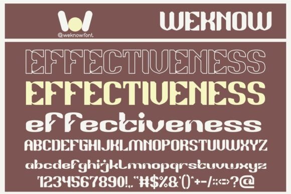 Effectiveness: The Premium Display Font for Scroll-Stopping Campaigns