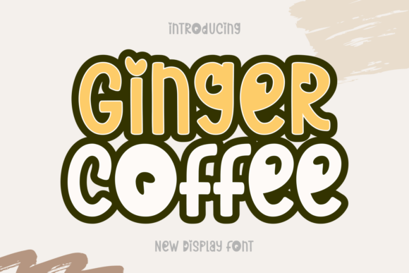 Ginger Coffee: A Whimsical Display Font for Modern Web Design