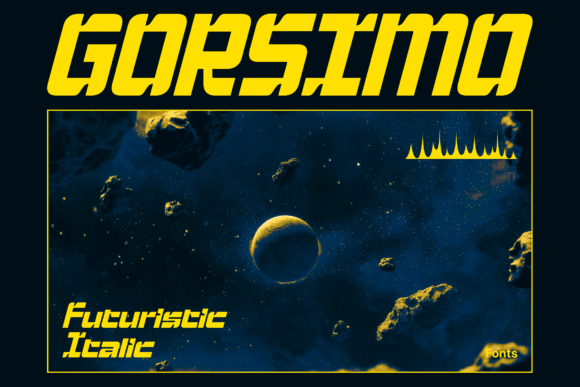 Gorsimo: The Futuristic Display Font for High-Impact Marketing