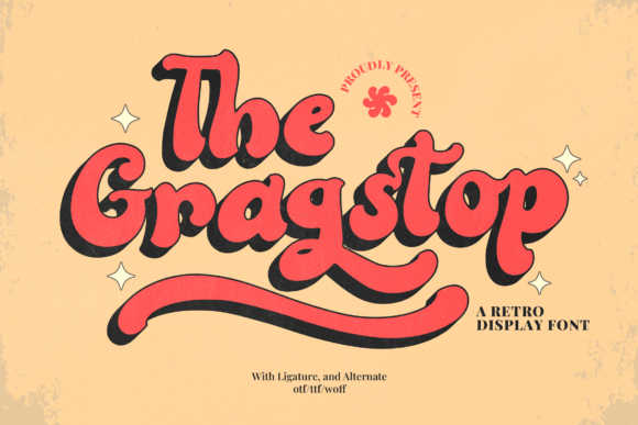 Gragstop: The Bold Retro Display Font for Editorial Design