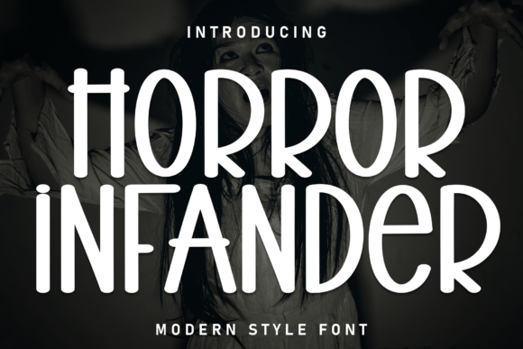 Horror Infander: The Spooky Display Typeface for Editorial Design