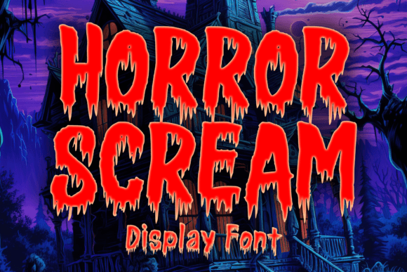 Horror Scream: The Ultimate Display Typeface for Dark Campaigns