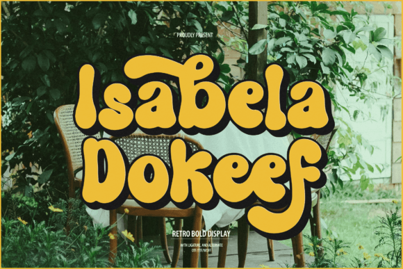 Isabela Dokeef: A Bold Retro Display Font for Standout Branding