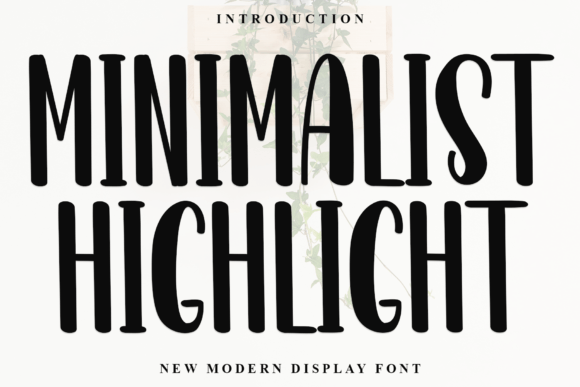 Minimalist Highlight: The Bold Typeface for Scroll-Stopping Campaigns