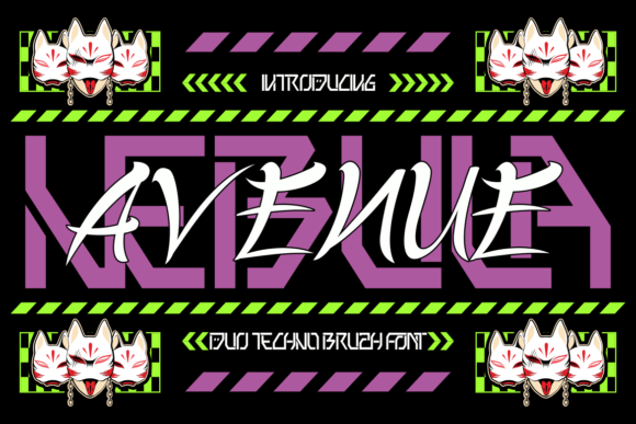 Nebula Avenue: The Futuristic Brush Script Typeface for Bold Branding