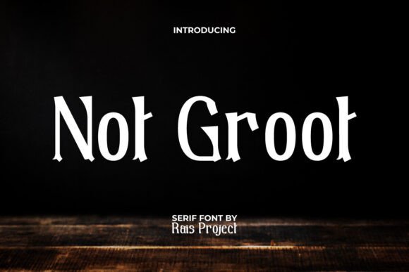 Not Groot: The Modern Serif Display Font for Playful Branding