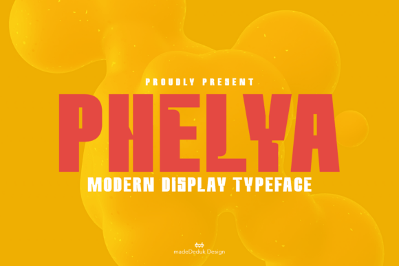 Phelya: The Modern Display Font for Professional Branding