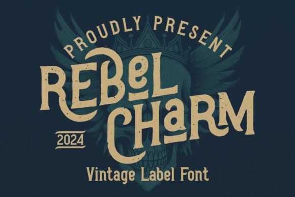 Rebel Charm: The Ultimate Vintage Display Font