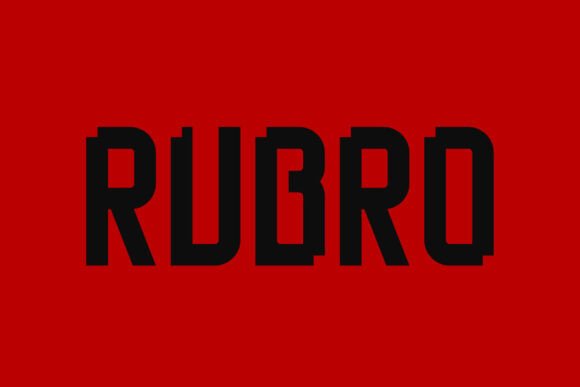 Rubro: The Bold Display Typeface for Standout Branding