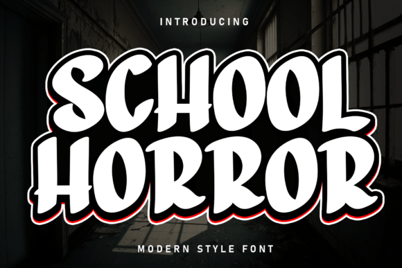 School Horror: The Spooky Typeface That Transforms Your Brand Identity