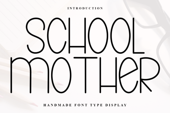 School Mother: A Festive Display Font for Holiday Branding