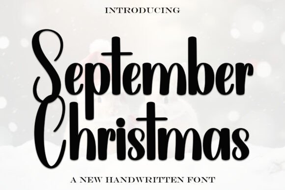 September Christmas: The Premium Display Typeface for Elegant Web Design