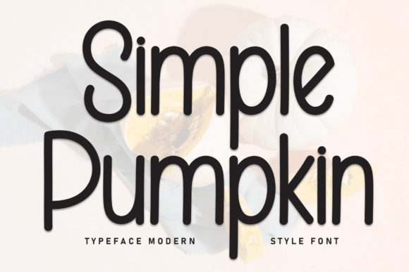 Simple Pumpkin: A Charming Handwritten Font for Fall Editorial Design