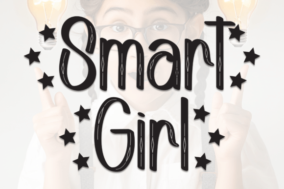 Smart Girl: A Playful Display Font for Modern Designs
