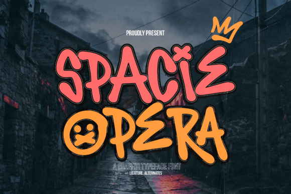 Spacie Opera: A Lively Display Typeface for Bold Editorial Design