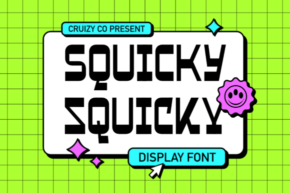 Squicky: The Dynamic Display Font for Bold Editorial Design