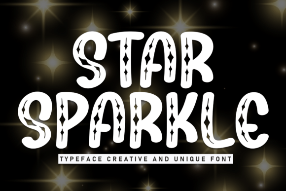 Star Sparkle: A Sweet Display Font for Memorable Branding