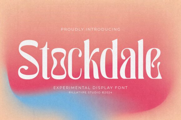 Stockdale: The Premium Editorial Display Font for Refined Publishing