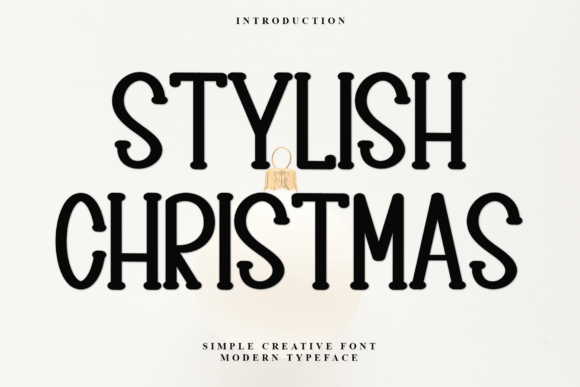 Stylish Christmas: A Festive Typeface for Holiday Branding