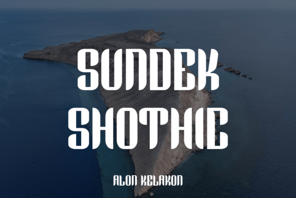 Sundek Shothic: The Display Typeface for Bold Campaigns