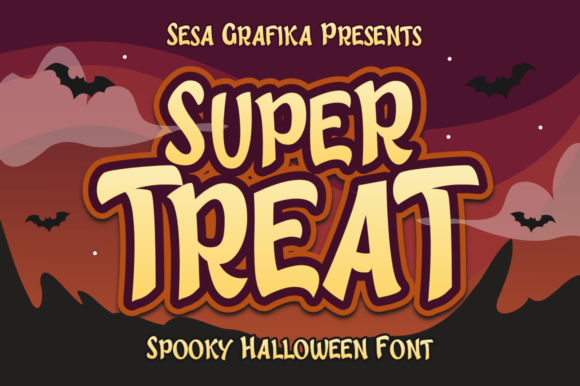 Super Treat: The Spooky Display Font for Your Next Creative Project