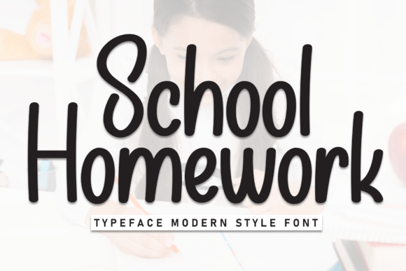 Upgrade Your Brand with the School Homework Typeface