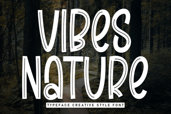 Vibes Nature: A Handwritten Display Font for Warm Editorial Design