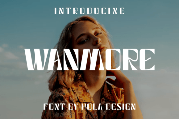 Wanmore: A Distinctive Display Typeface for Editorial Design