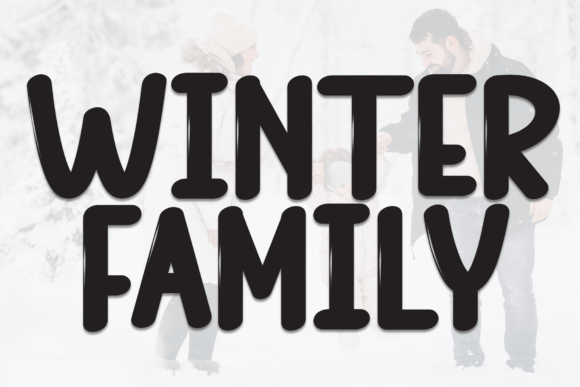 Winter Family: A Charming Display Font for Your Next Project