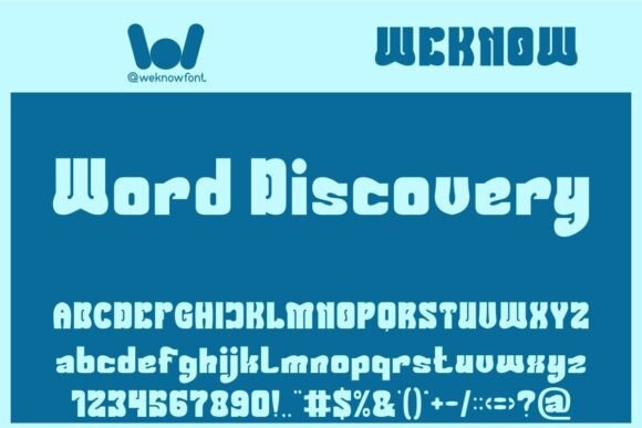 Word Discovery: A Whimsical Typeface for Modern Editorial Design