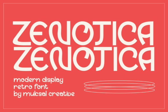 Zenotica: The Modern Display Font for Bold Branding